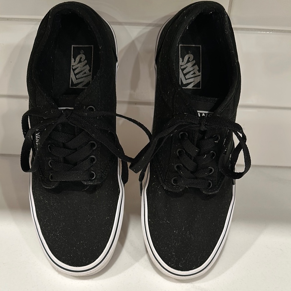 Vans Classic Black Canvas Sneakers